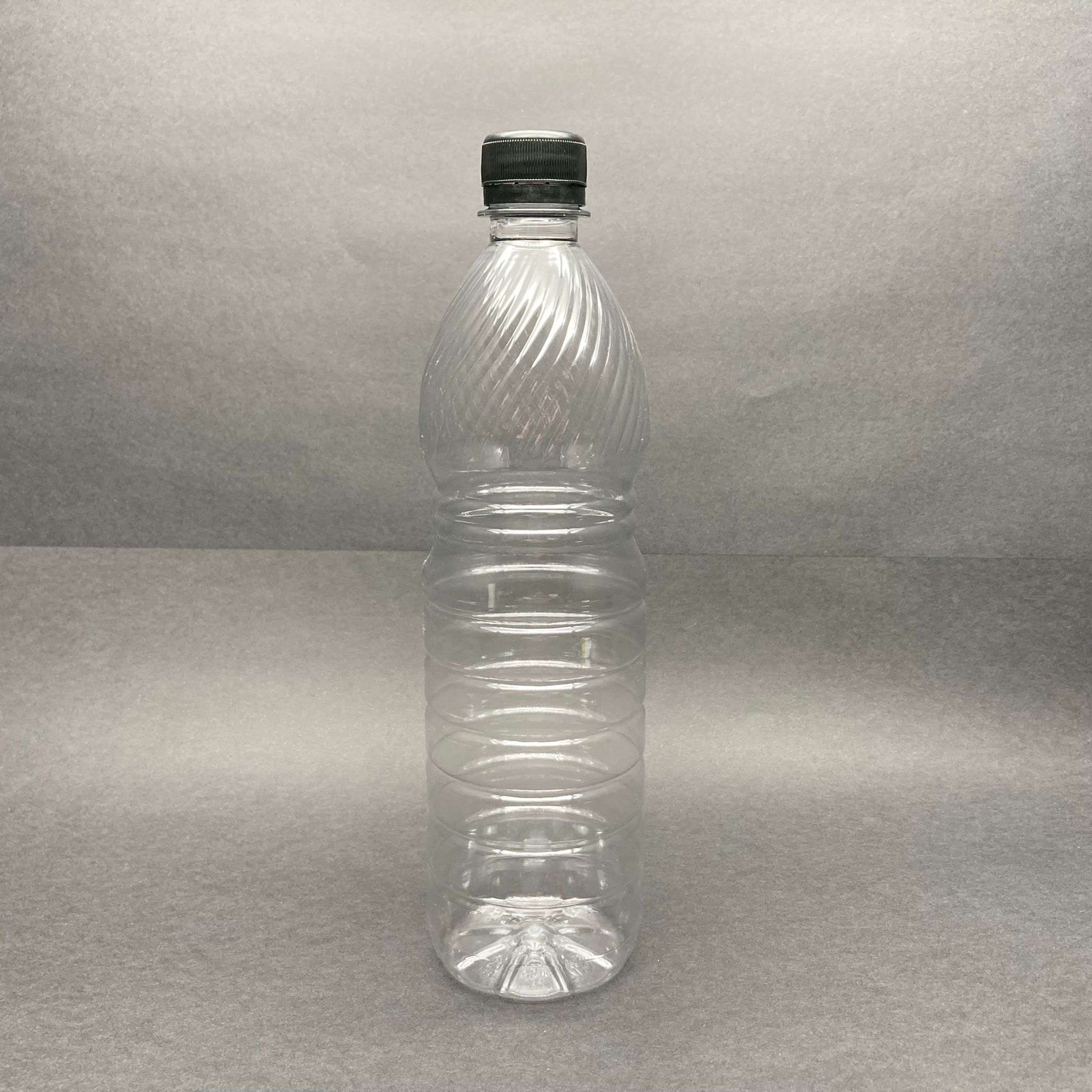 750 Cc Pet Şişe - Siyah Kilitli Kapaklı - 750 Ml Plastik Şişe