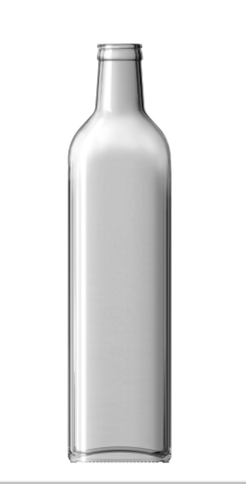 750 Cc Şeffaf Cam Maraska Köşeli Şişe (28 Ağız Çakma) Kapaksız - 750 Ml Köşeli Cam Şişe - Şişecam Ürün Kodu: 191575