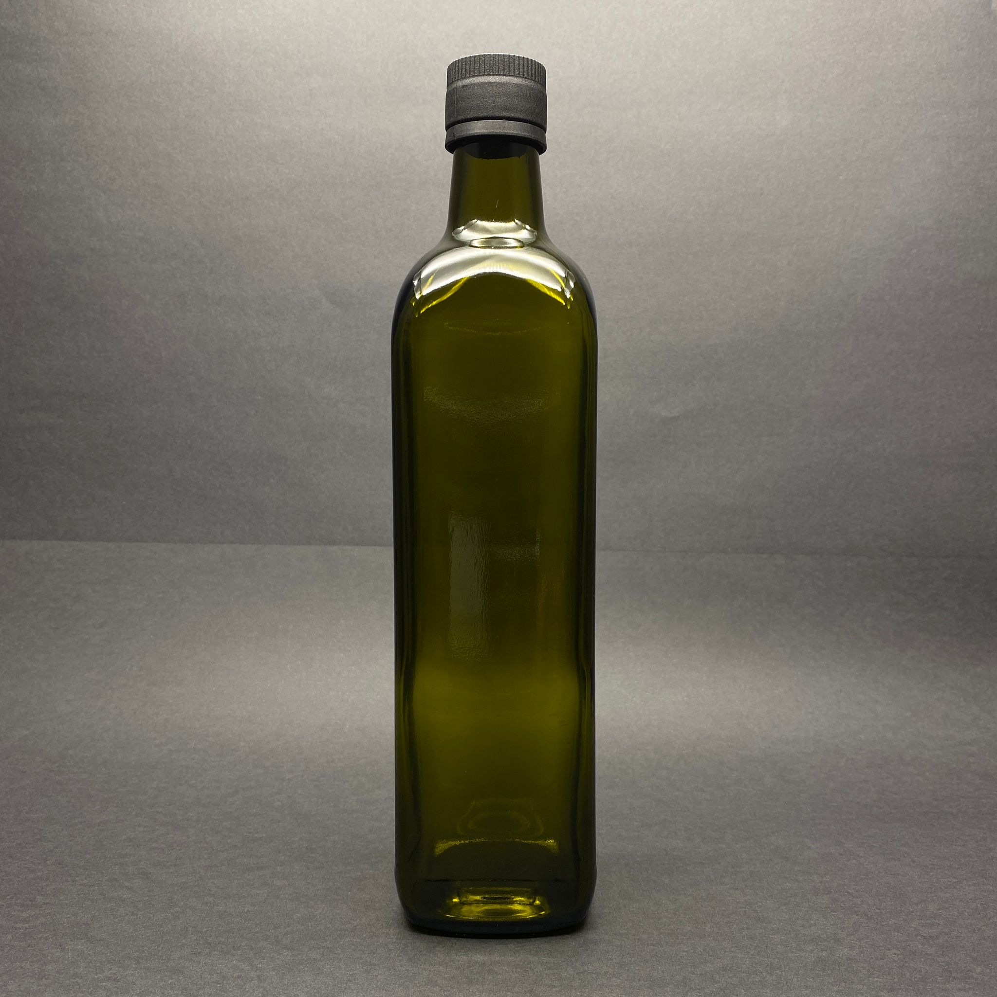 750 Cc Yeşil Maraska Cam Şişe - Siyah Kilitli Bilyeli Plastik Kapaklı - 750 Ml Köşeli Yağ Şişesi - Sıvıyı Kontrollü Akıtmayı Sağlar