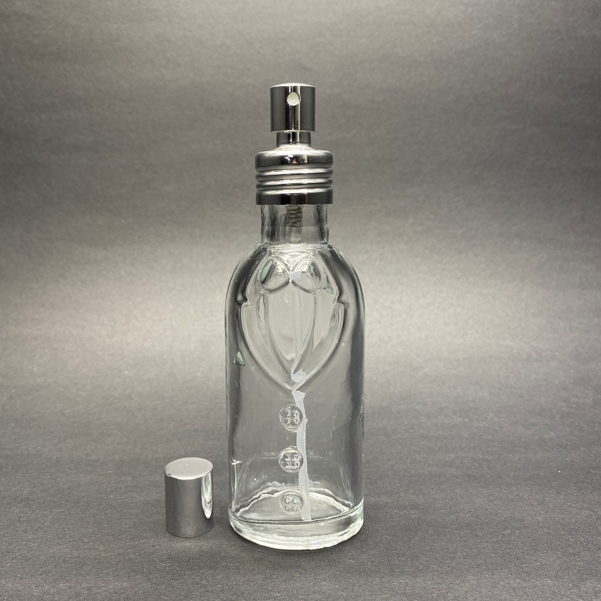 80 Cc Damat Model Cam Parfüm Kolonya Şişesi - Metal Spreyli Takım - 80 Ml Lüx Spreyli Parfüm , Kolonya Şişesi (Vidalı Ağız, Manüel Kapanıp Açılabilir)