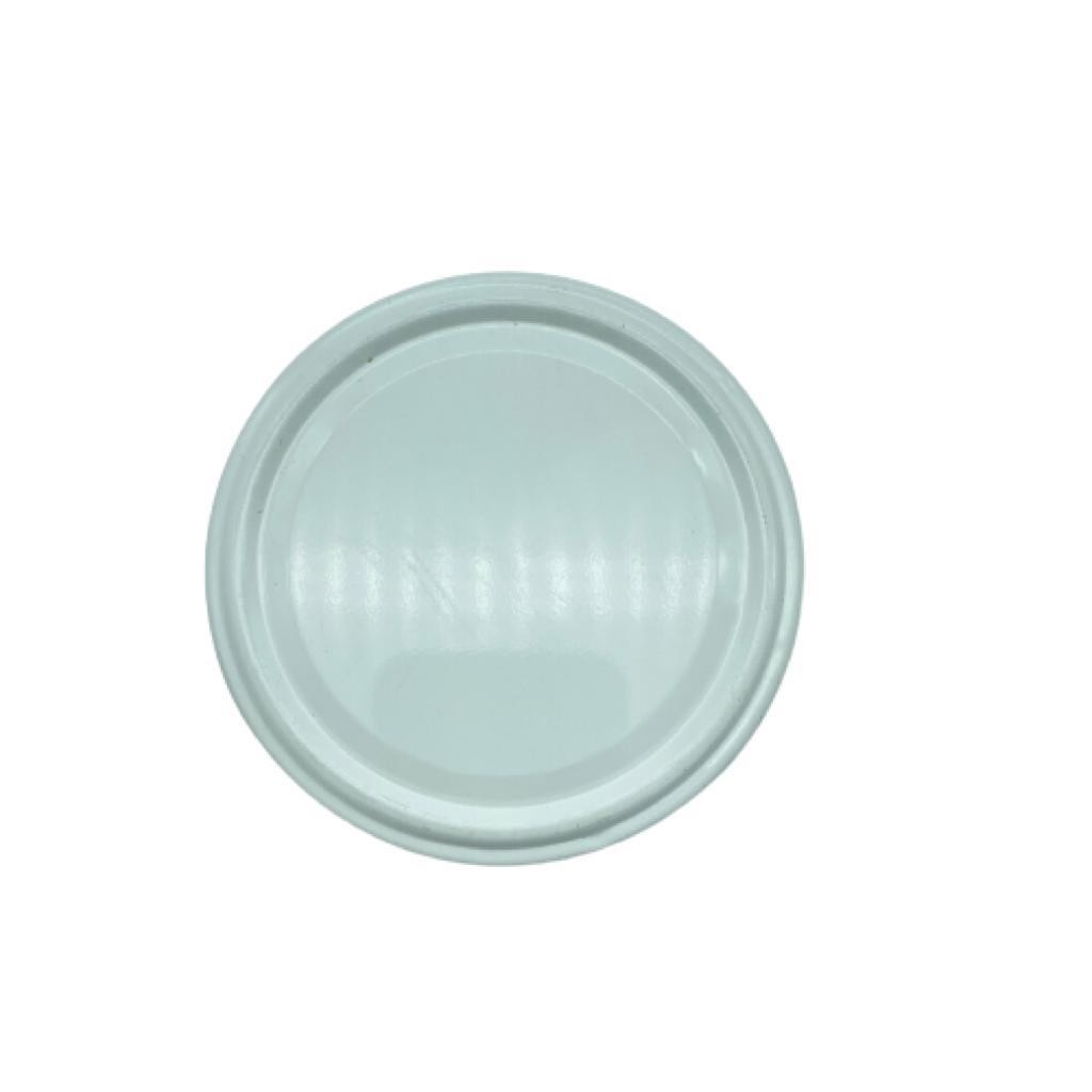 82 Mm Twist-Off Beyaz Metal Kapak (Konserve Kapağı)