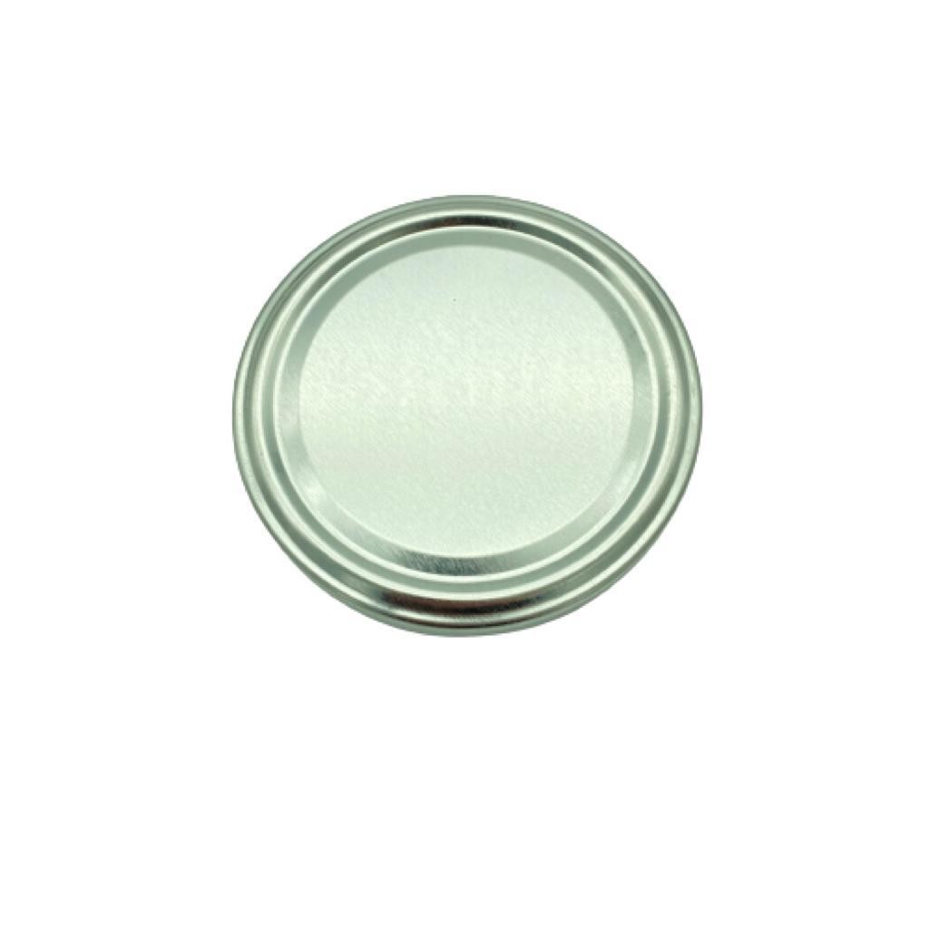 82 Mm Twist-Off Gümüş Metal Kapak