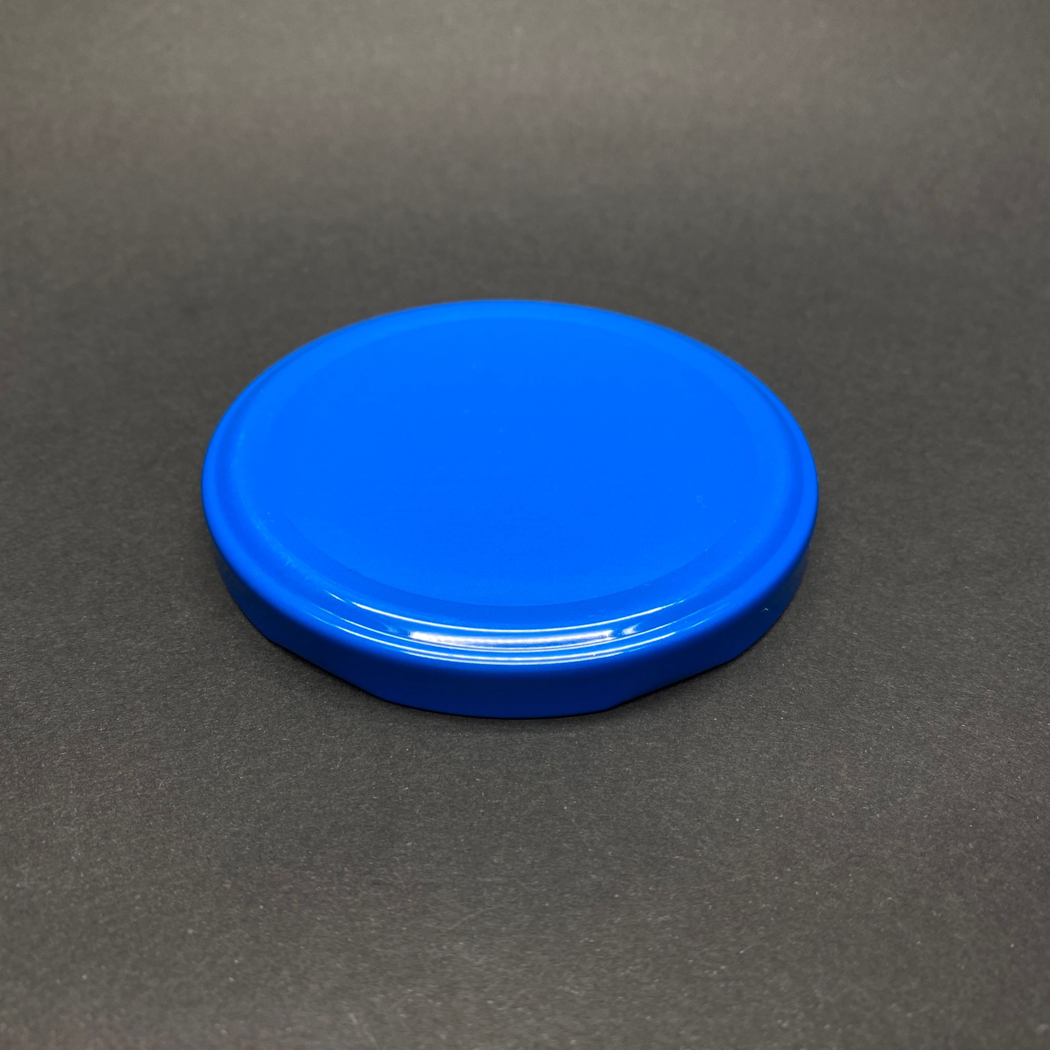 82 Mm Twist-Off Mavi (Açık Mavi) Metal Kapak - Standart Konserve Kapağı