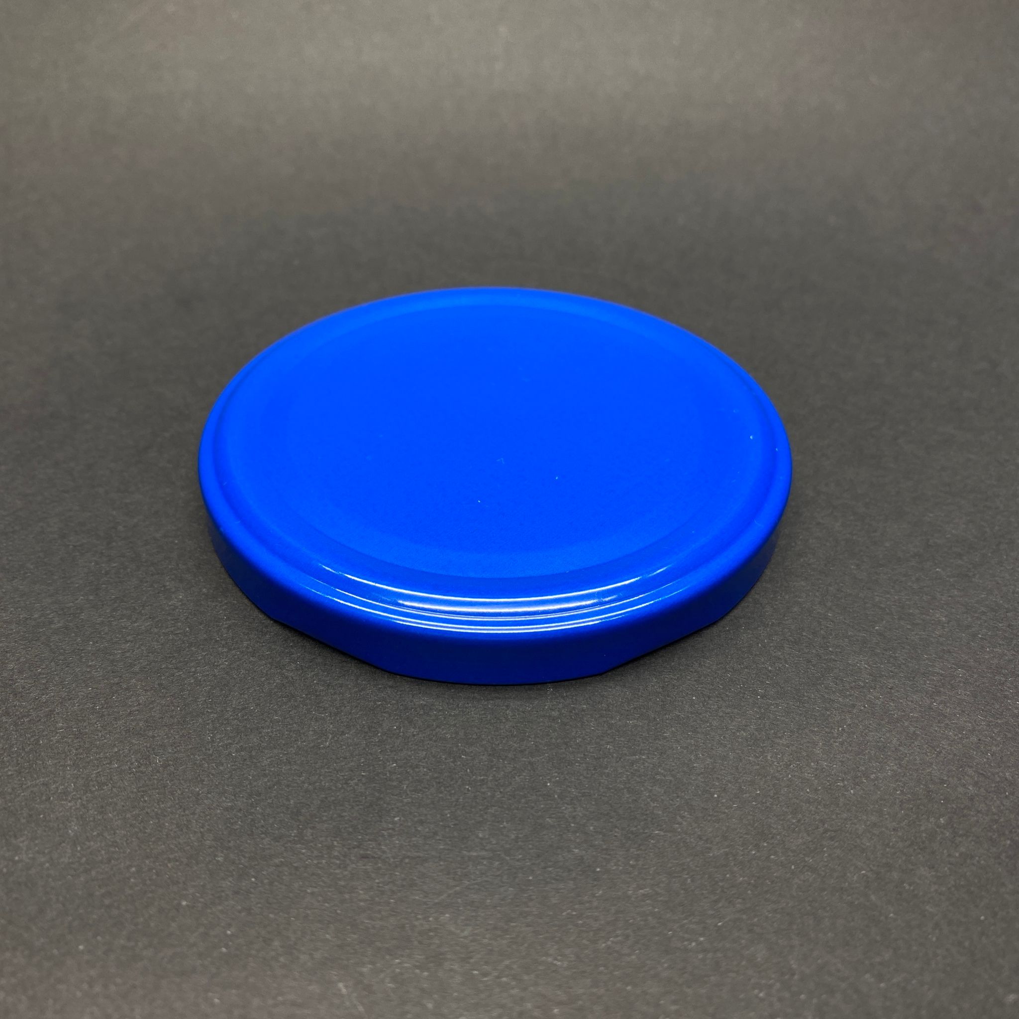82 Mm Twist-Off Mavi (Koyu Mavi) Metal Kapak - Standart Konserve Kapağı