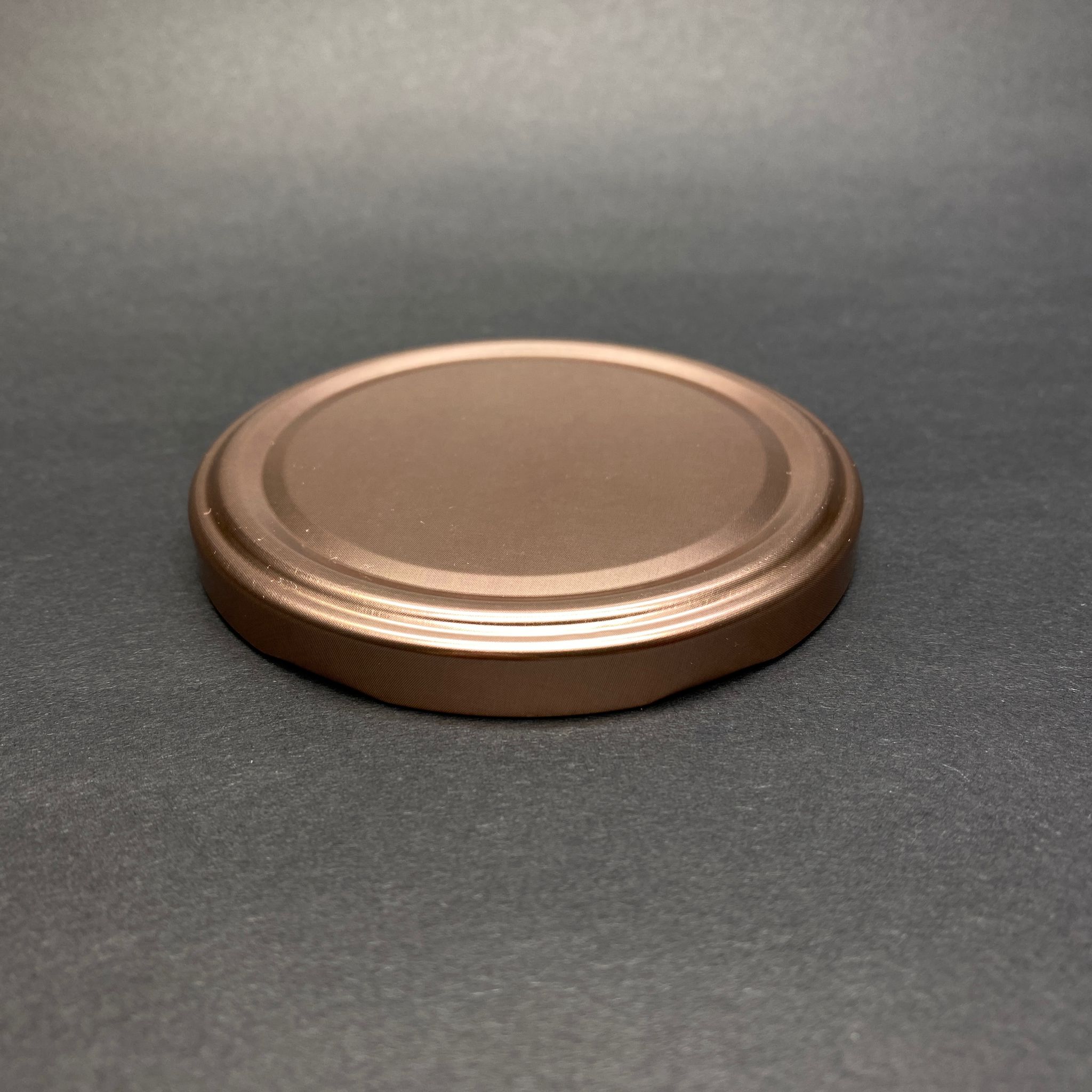 82 Mm Twist-Off Metal Kapak Bronz (Bakır Rengi)