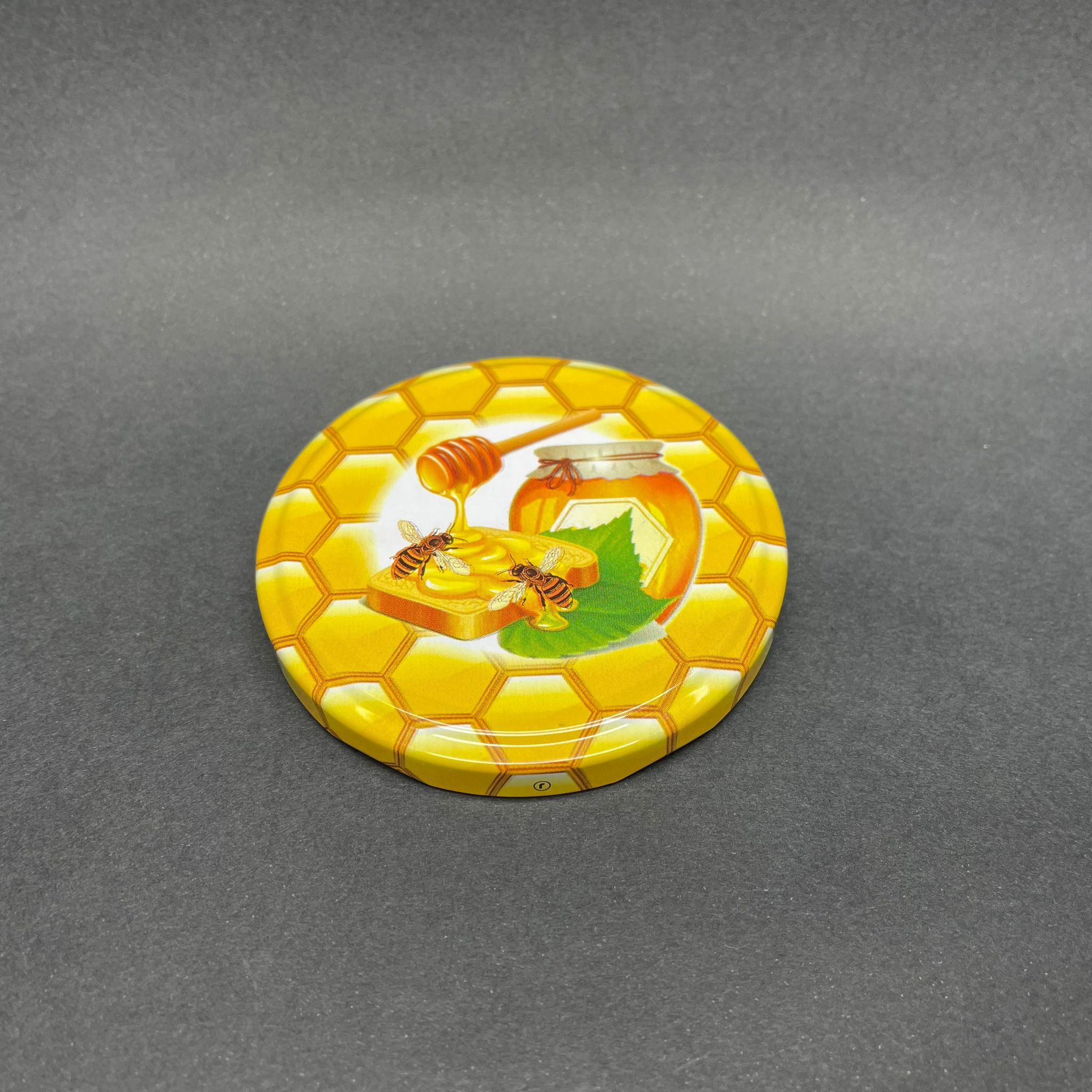 82 Mm Twist-Off Metal Kapak Petek Bal Kapağı - Arı Kapak