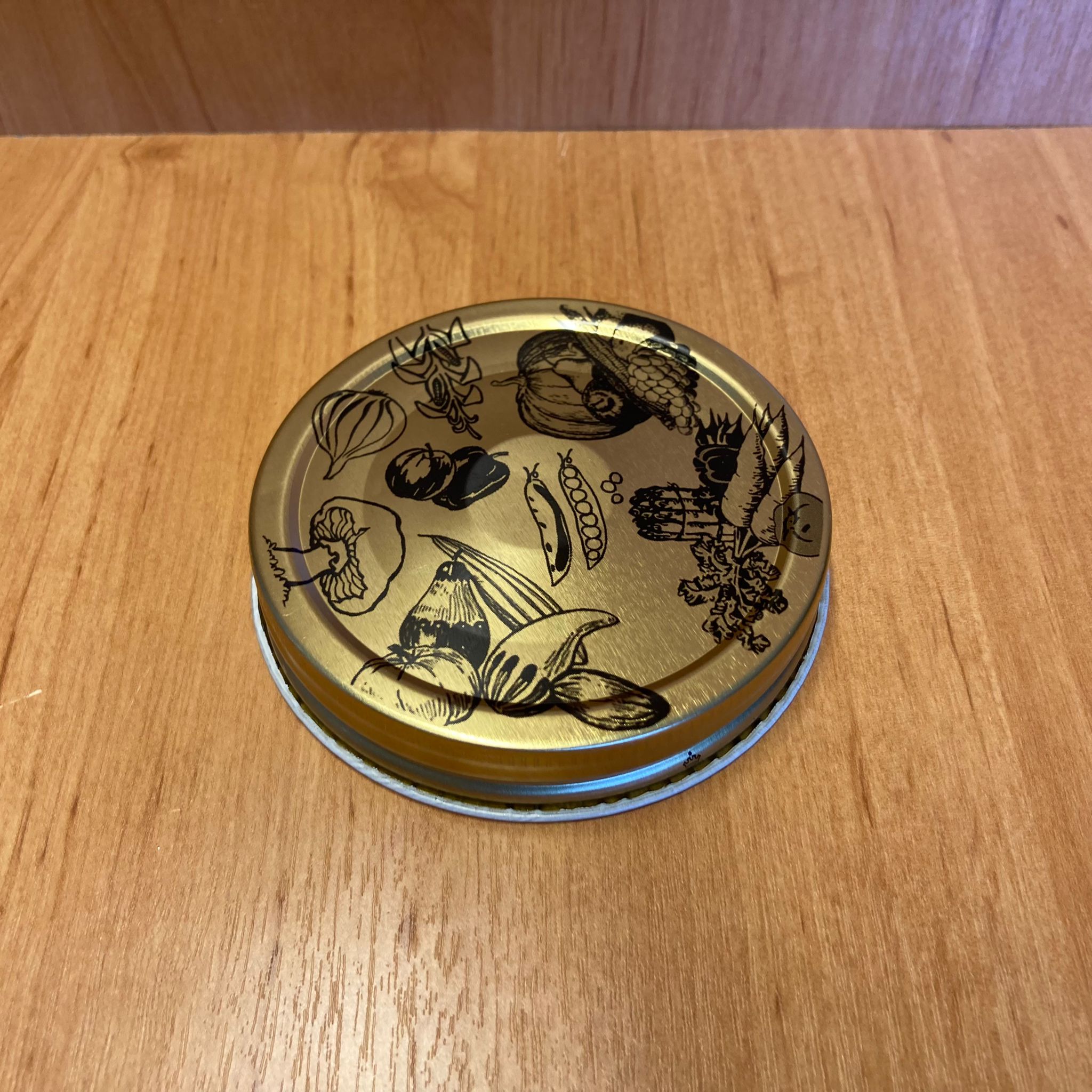 86 Mm Vidalı Metal Kapak - Paşabahçe Dört Mevsim Kavanoz Kapağı