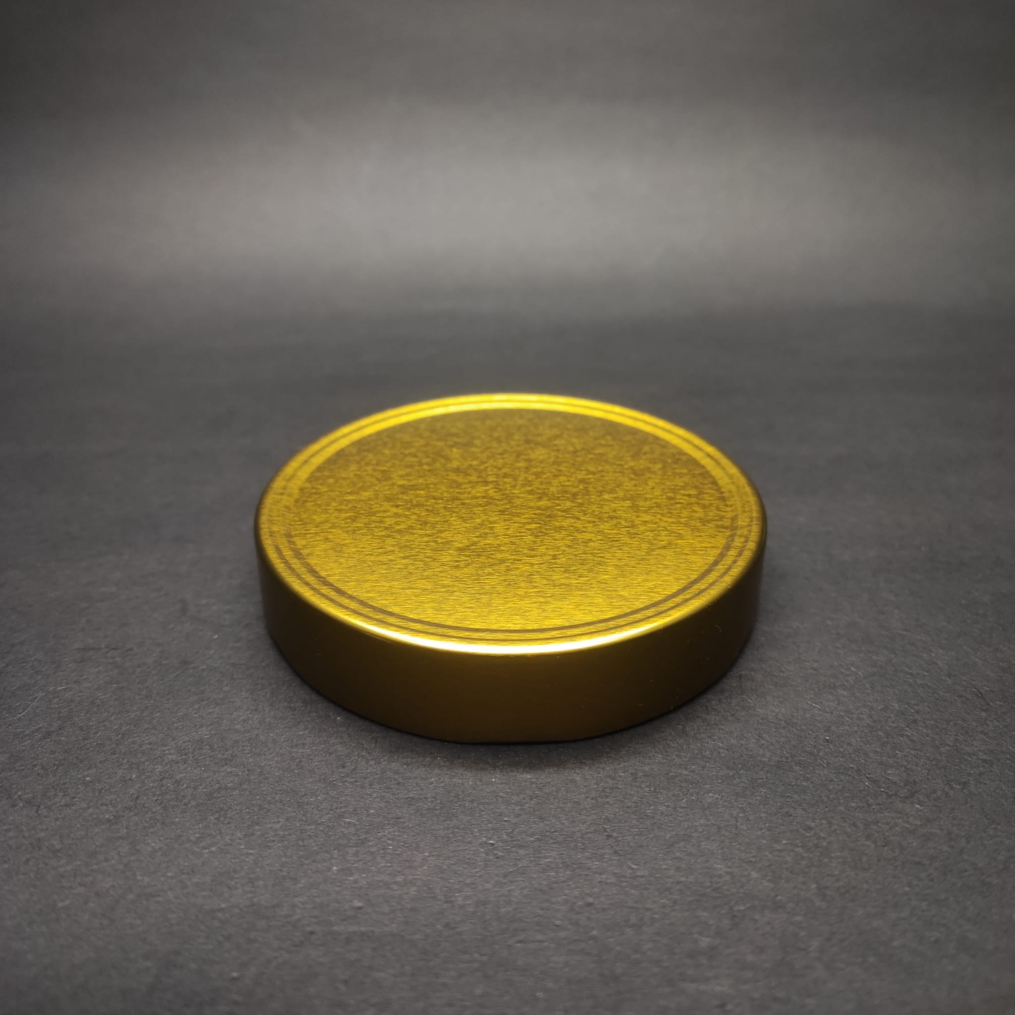 89 Mm Twist-Off Derin Etek Metal Kapak - Gold Renk