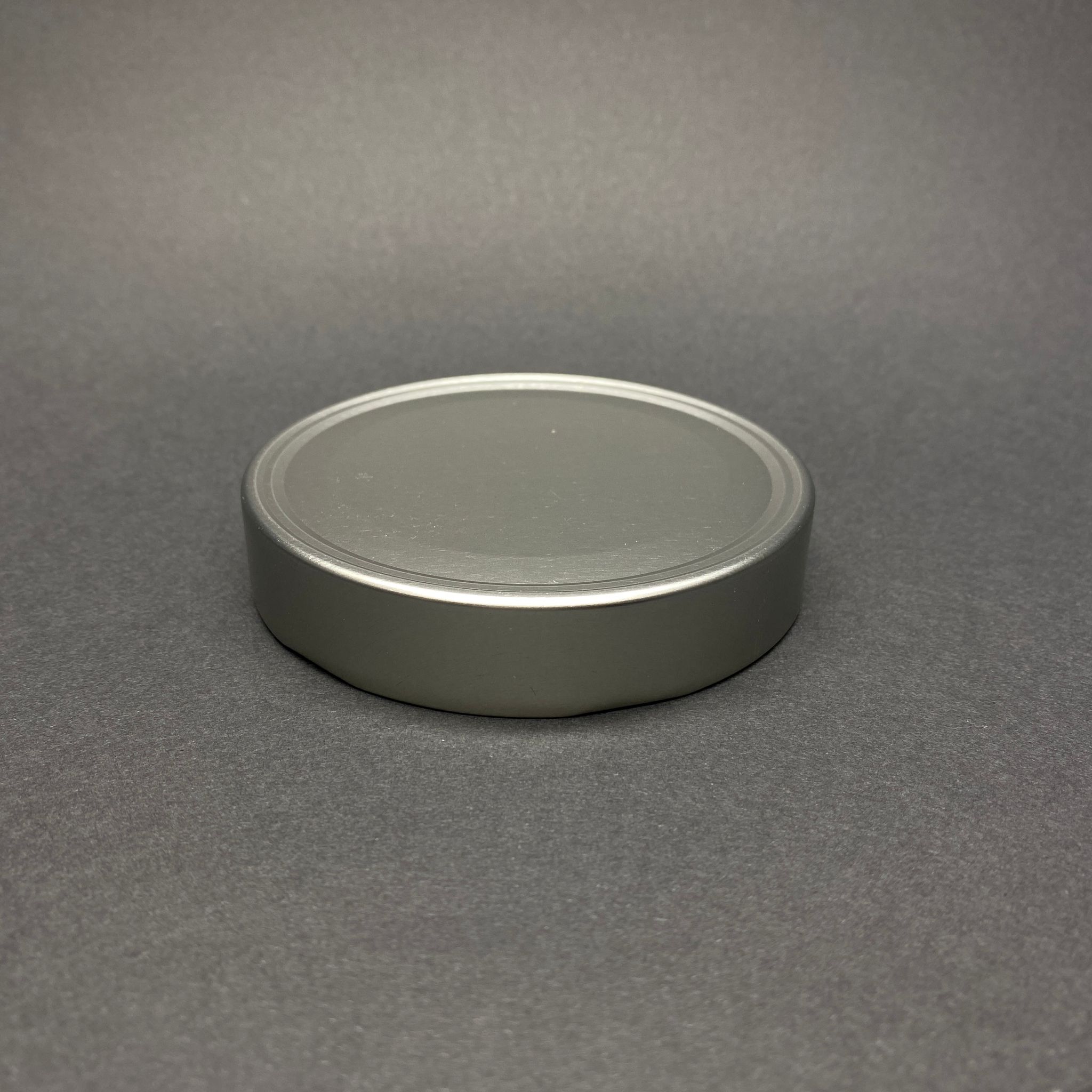 89 Mm Twist-Off Derin Etek Metal Kapak - Gümüş Renk