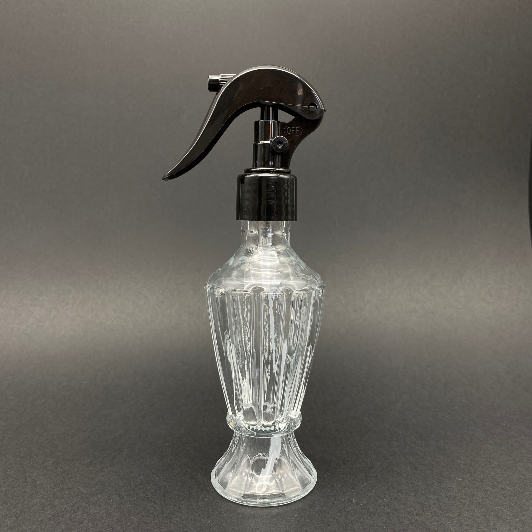 90 Cc Hürrem Vazo Şişe - Siyah Triger Spreyli - 90 Ml Hürrem Vazo Model Cam Spreyli Şişe