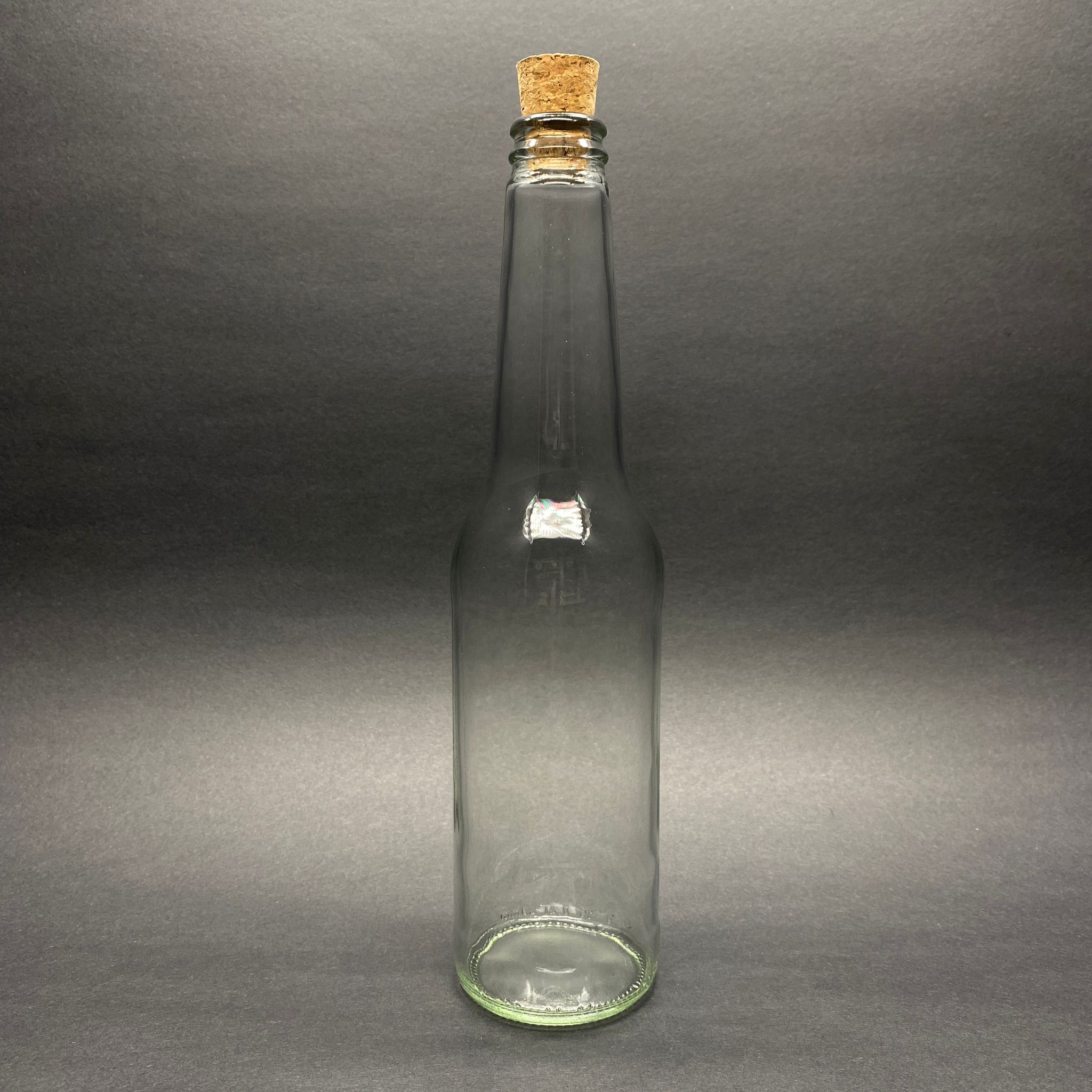 Alya Uzun Model Cam Yağdanlık Şişe + Mantar Tıpalı  - 410 Ml