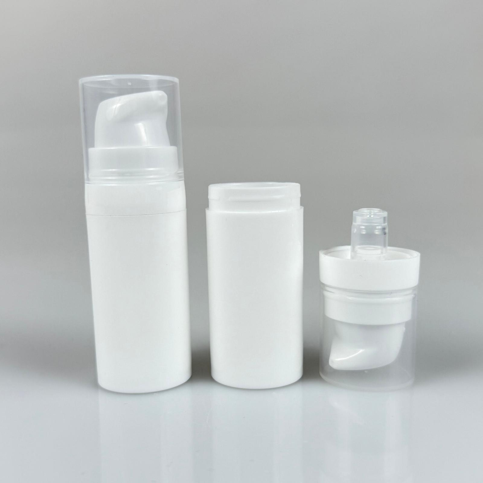 Boş Krem Ve Losyon Şişesi 10 Ml Boş Airless Şişe - Havasız Pompalı Beyaz Airless Asansör Şişe - Güneş Kremi , Tonik Vb Ambalajı
