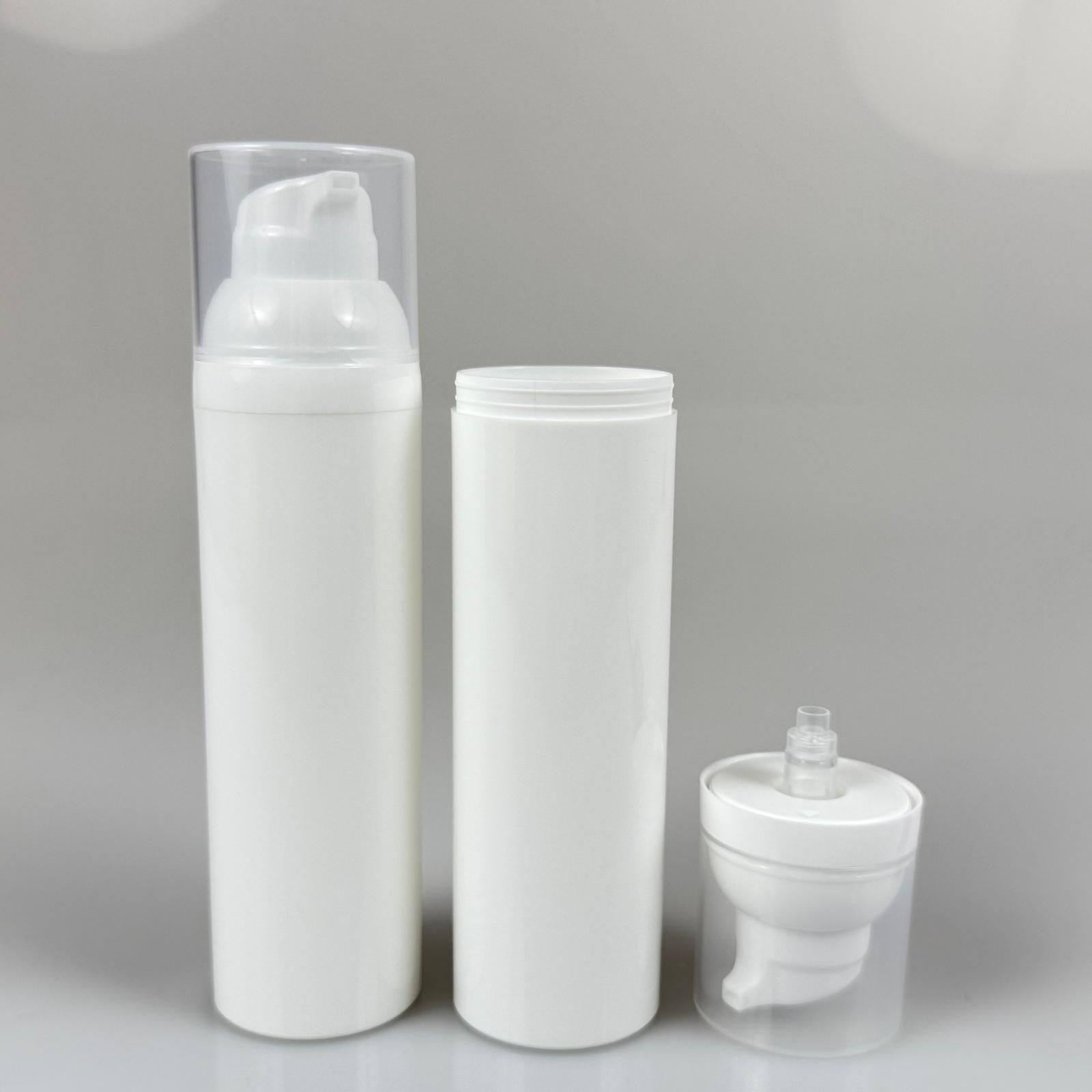 Boş Krem Ve Losyon Şişesi 75 Ml Boş Airless Şişe - Havasız Pompalı Beyaz Airless Asansör Şişe - Güneş Kremi , Tonik Vb Ambalajı