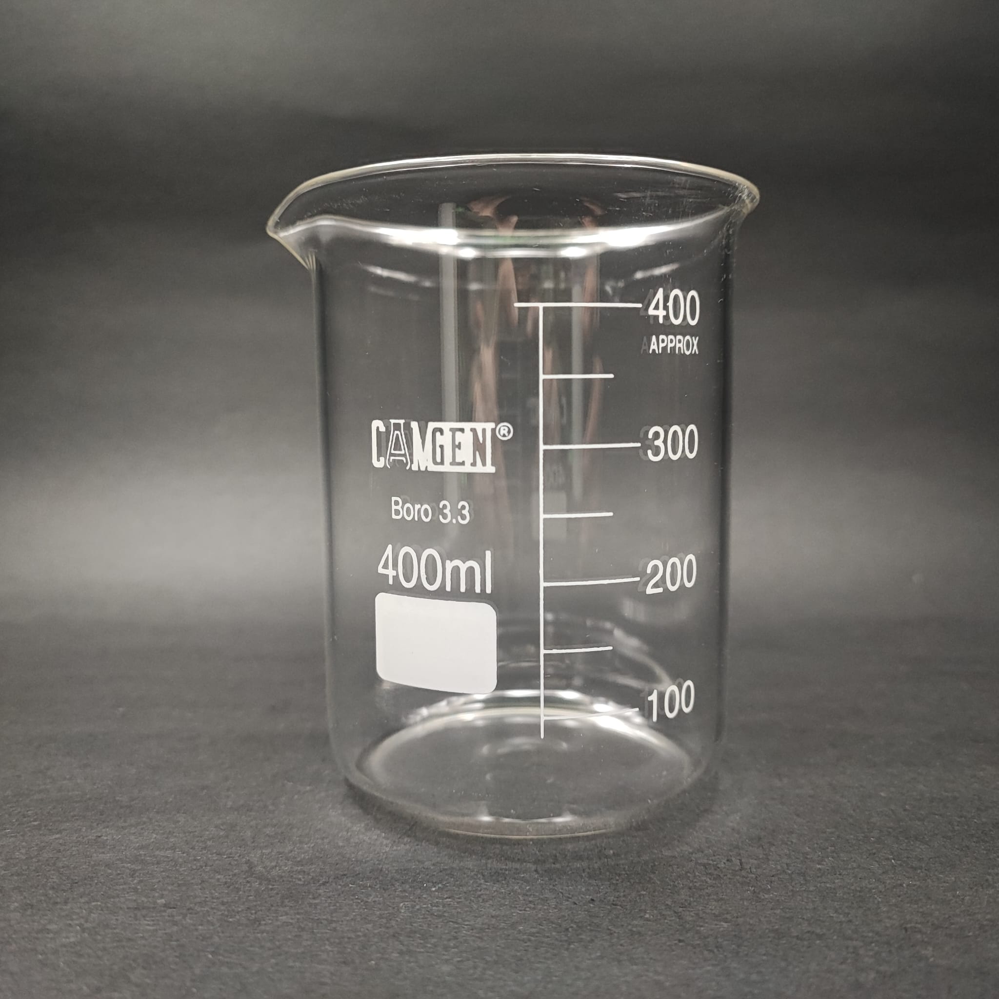 Cam Beher 400 Ml - Isıya Dayanıklı Cam Beher