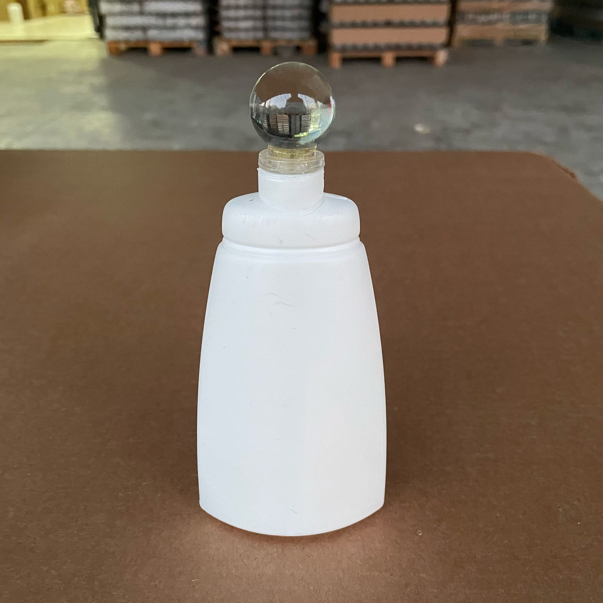 Cam Tıpalı Dekoratif Şişe - Polietilen - 200 Ml