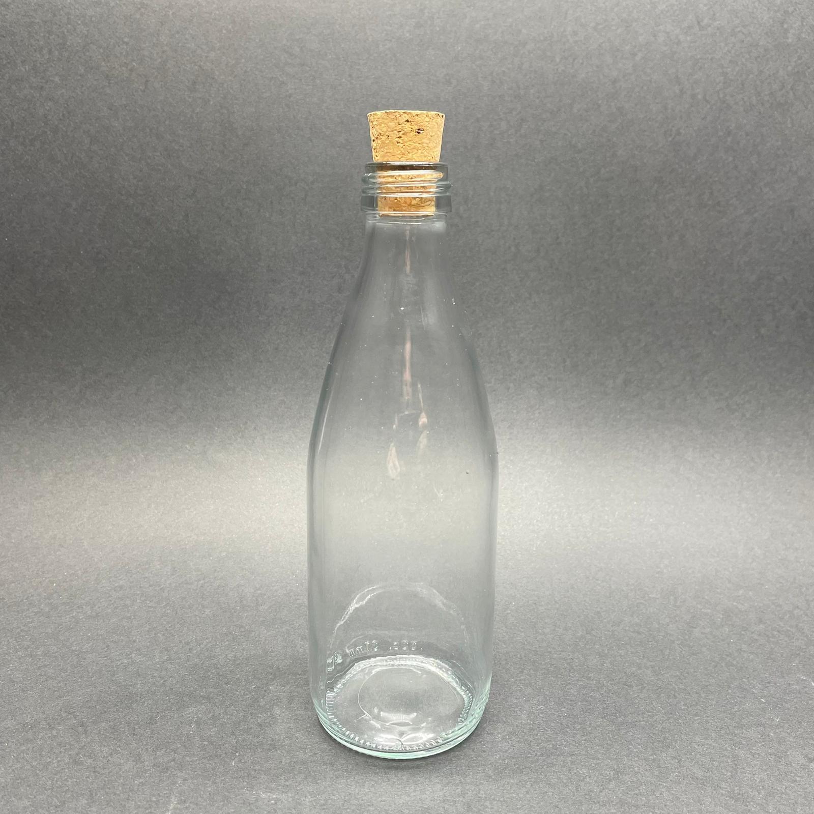 Cam Yağlık Sirkelik - 330 Ml - Mantar Tıpalı Cam Şişe