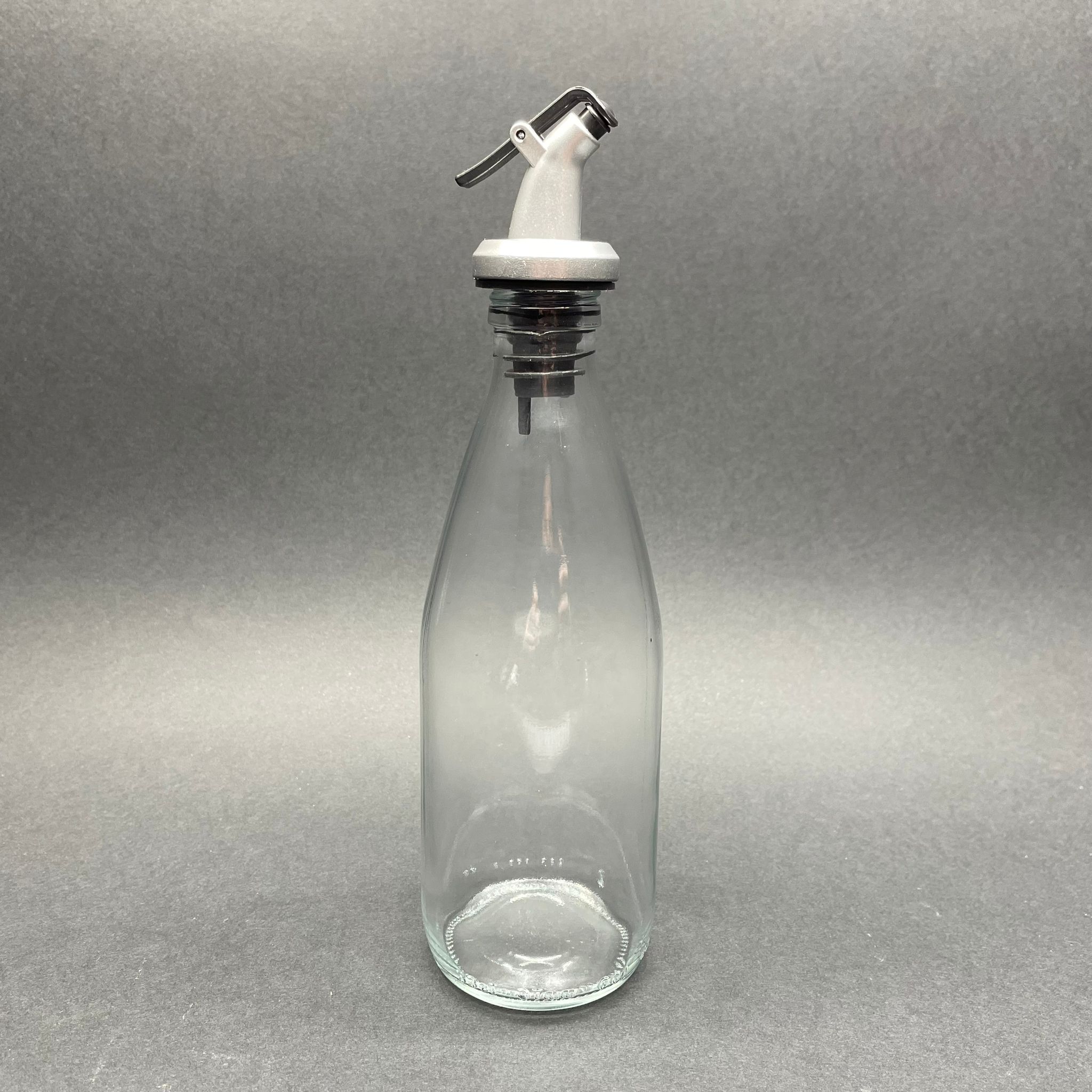 Cam Yağlık Sirkelik - 330 Ml - Yağdanlık Tıpalı Cam Şişe