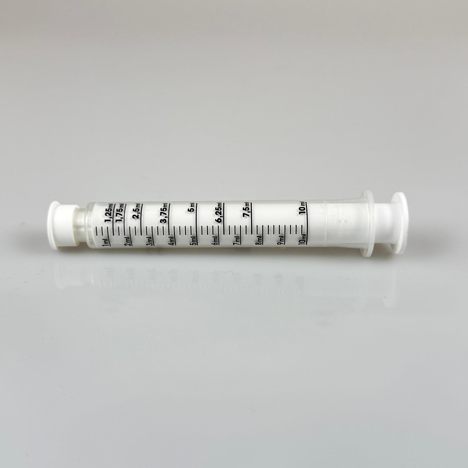 Dozaj Pipeti - 10 Ml - Plastik Enjektör, Ölçülü Şurup Şırıngası, Oral İlaç Pipet (Ucu Beyaz Tıpalı)