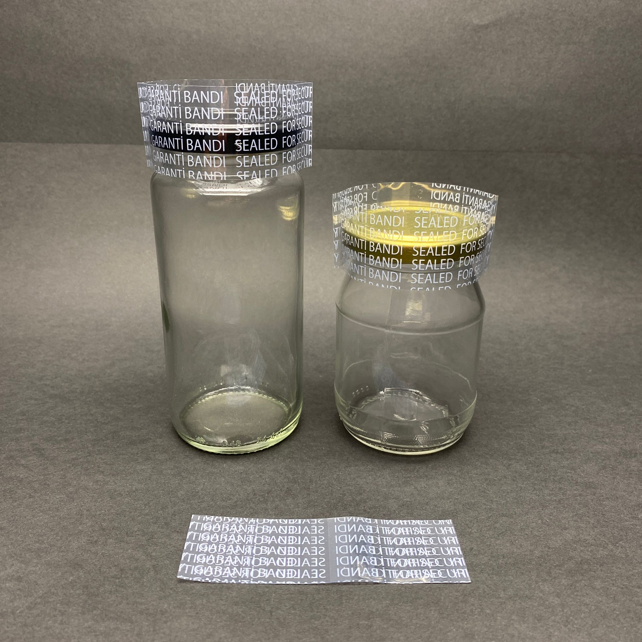 Emniyet Bandı 53 Mm Ağız Uyumlu - 100 Gr - (Yaklaşık 270 Adet) - Yazılı - Kavanoz Garanti Bantı - Şişe Emniyet Bandı - Kavanoz Güvenlik Bandı
