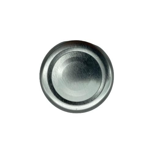 İthal 43 Mm Twist-Off Gümüş Metal Kapak