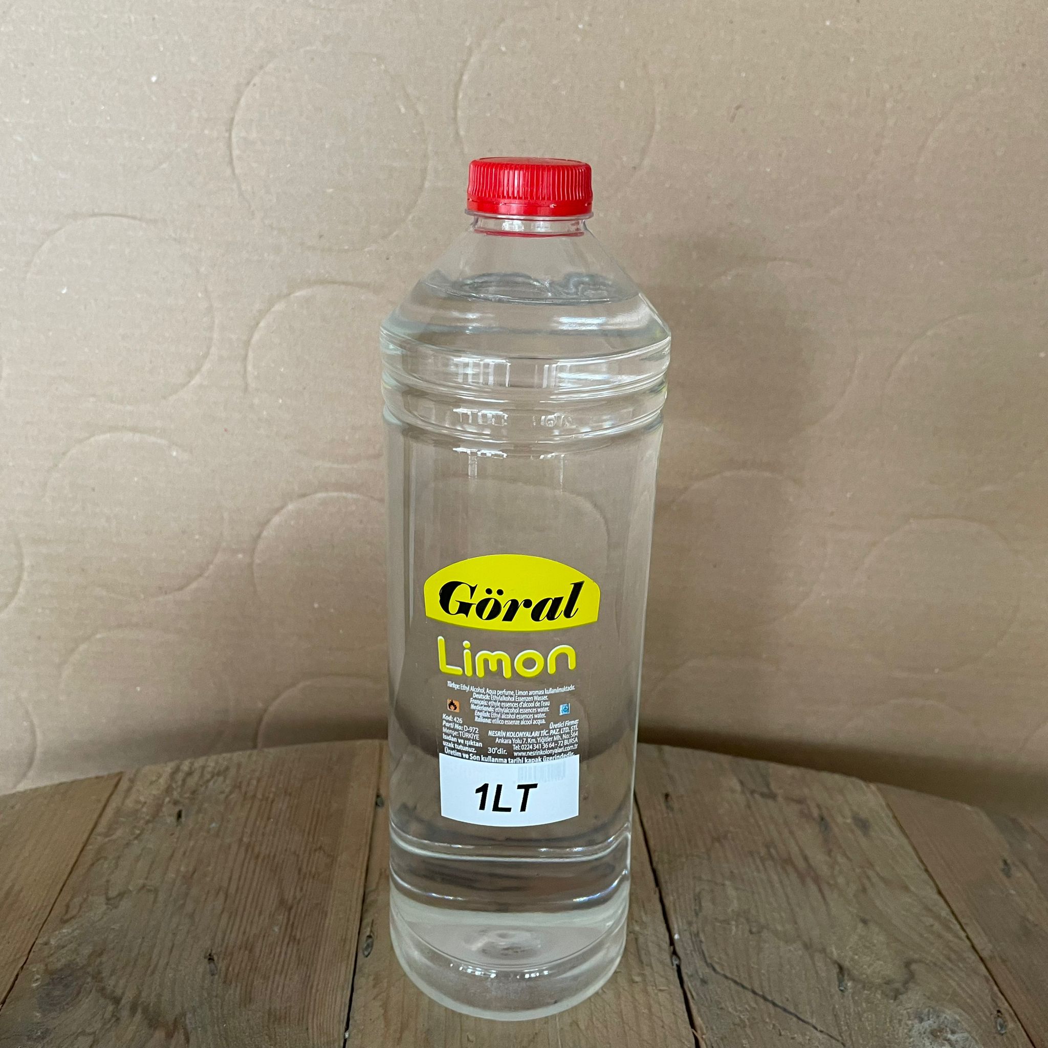 Kolonya 1 Litre Göral Marka 35 Derece - Ücretsiz Renklendirebiliriz