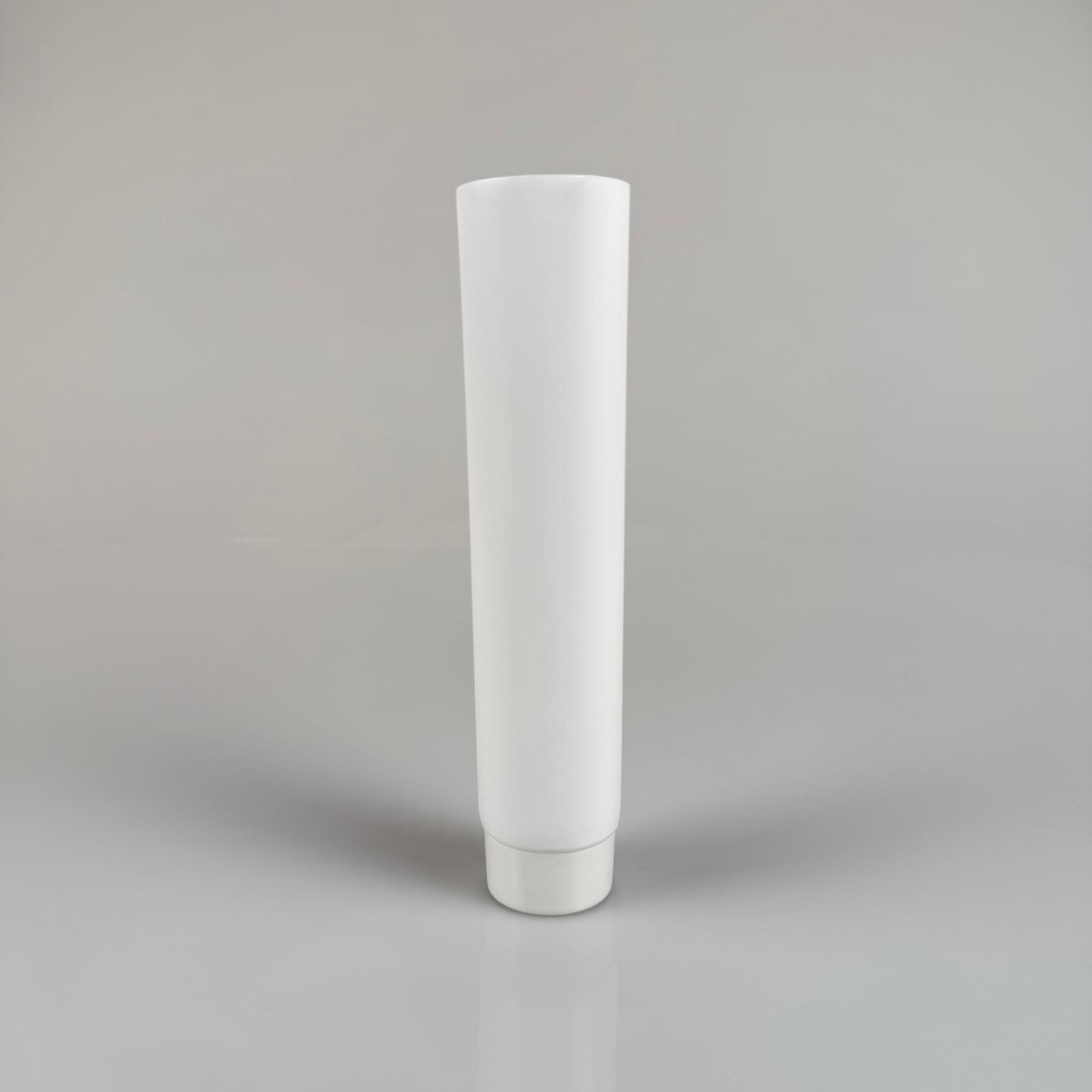 Kozmetik İçin Beyaz Boş Krem Tüpü Kapaklı - 100 Ml - Merhem Tüpü - Lipgloss Tüp - Dudak Parlatıcısı Tüpü - Bal Dolumu İçin Plastik Tüp  - Düz - Altı Açık Elle Kapanmaz Isıtıcı Gerekir