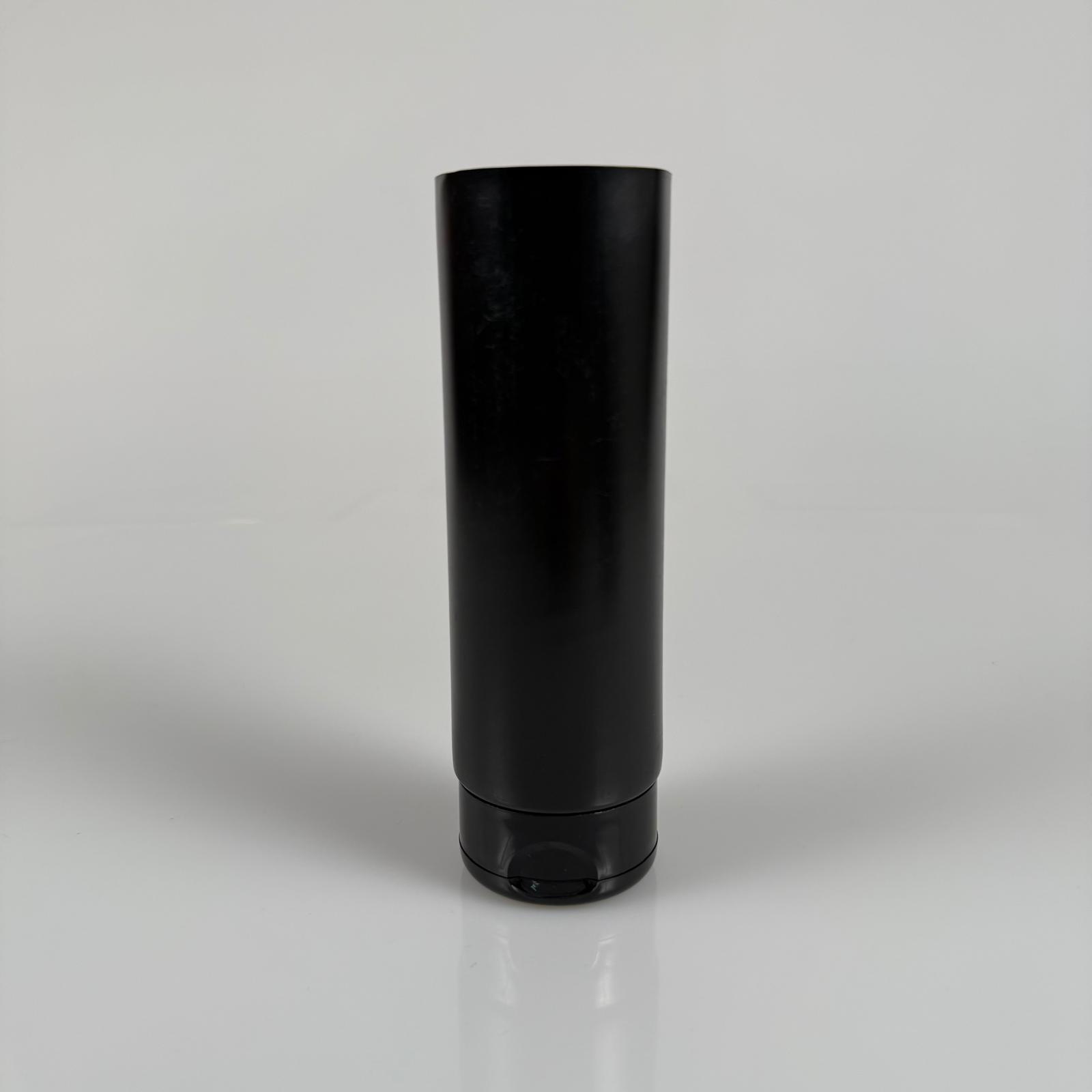 Kozmetik İçin Siyah Boş Krem Tüpü Kapaklı - 150 Ml - Merhem Tüpü - Lipgloss Tüp - Dudak Parlatıcısı Tüpü - Bal Dolumu İçin Plastik Tüp  - Açılır Kapanır Fliptop Kapaklı - Altı Açık Elle Kapanmaz Isıtıcı Gerekir