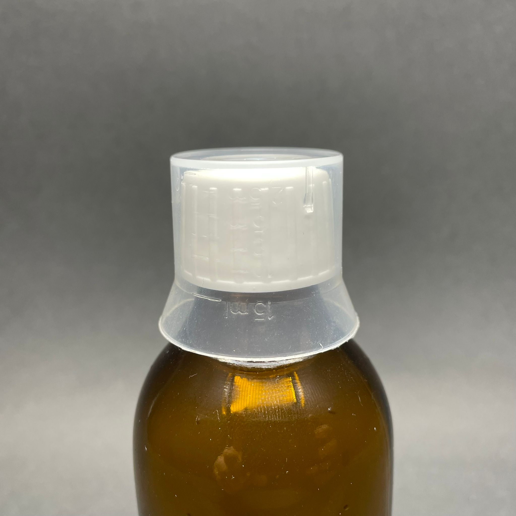 Ölçek - 15 Ml -  25 Pp Ağız Ecza Şişesi İçin Ölçek - Şurup Kapağının Üstüne Geçer