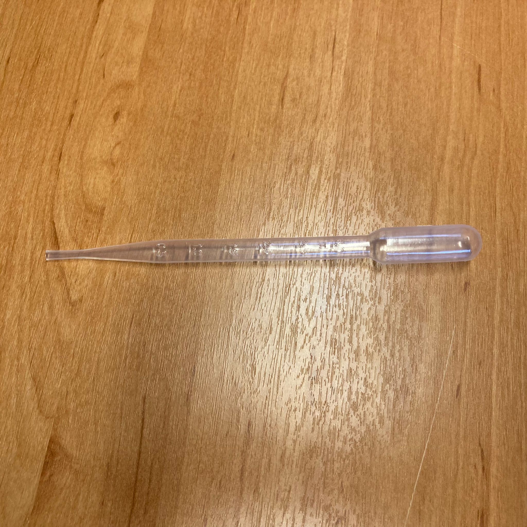 Ölçü Çubuğu - 3 Ml - Laboratuvar İçin Plastik Damlatma Pipeti - Pastör Pipeti - Pipet Damlalık Pastör Pipeti 3 Ml