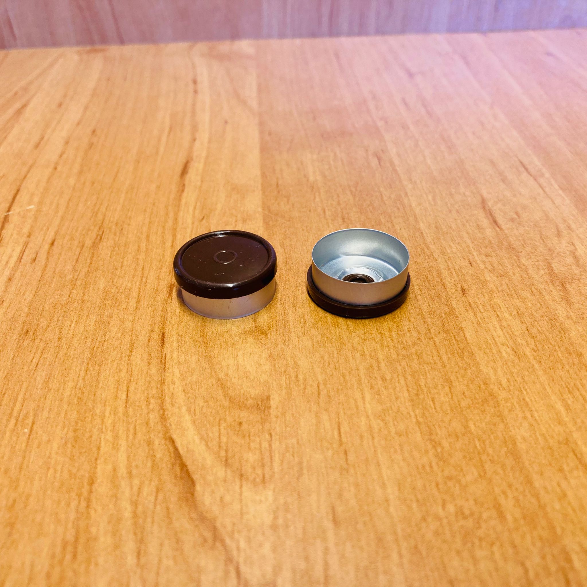 Penisilin Alüminyum Flakon Kapak Koyukahverengi Yeni - 20 Mm Düz Renkli Flip-Off Kapak
