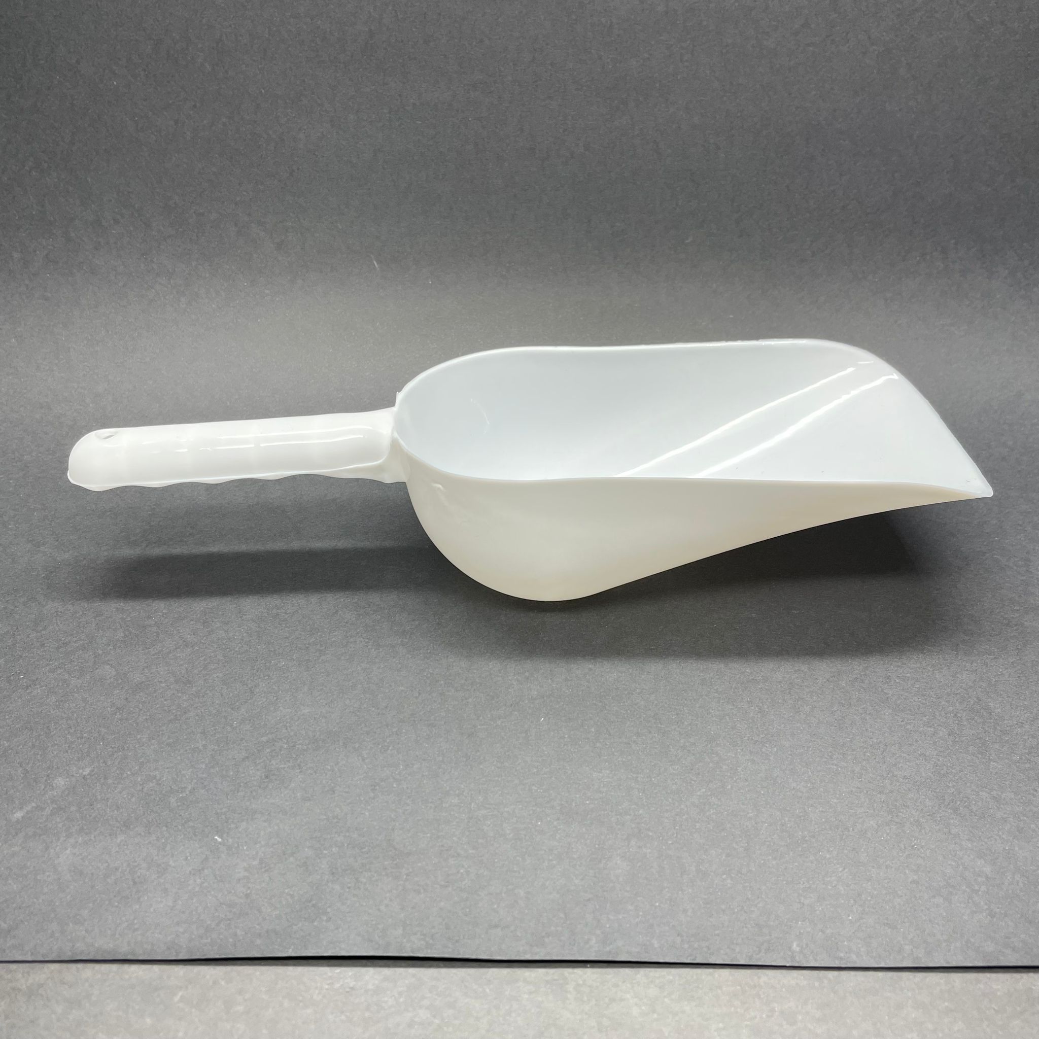 Plastik Kürek - Plastik Erzak Küreği - Derin Bakkal Küreği - Beyaz Renk - Orta Boy