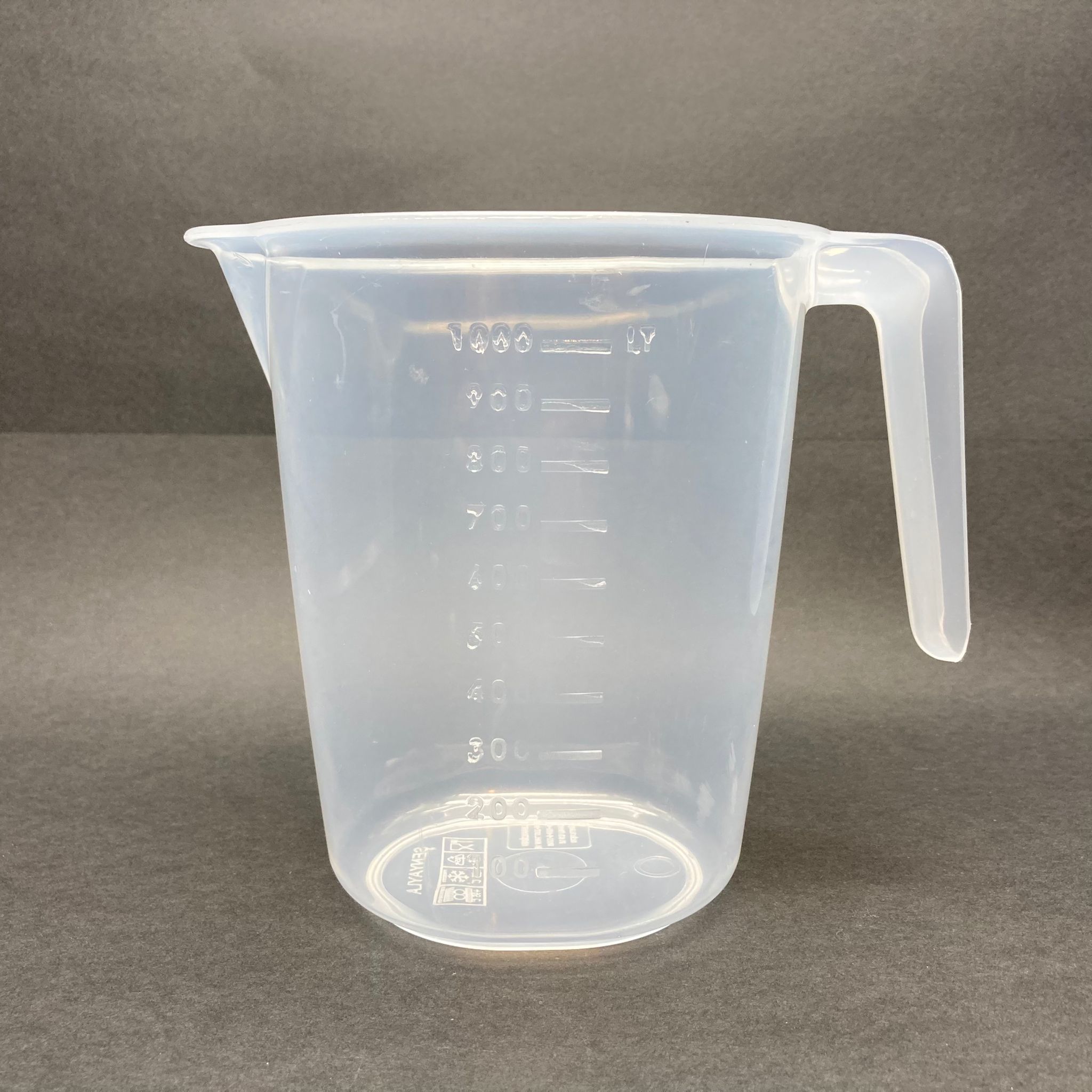 Plastik Ölçü Kabı - Ölçekli Kap 1000 Cc - Dereceli Ölçek - 1 Litre Lüx Ölçekli Kap