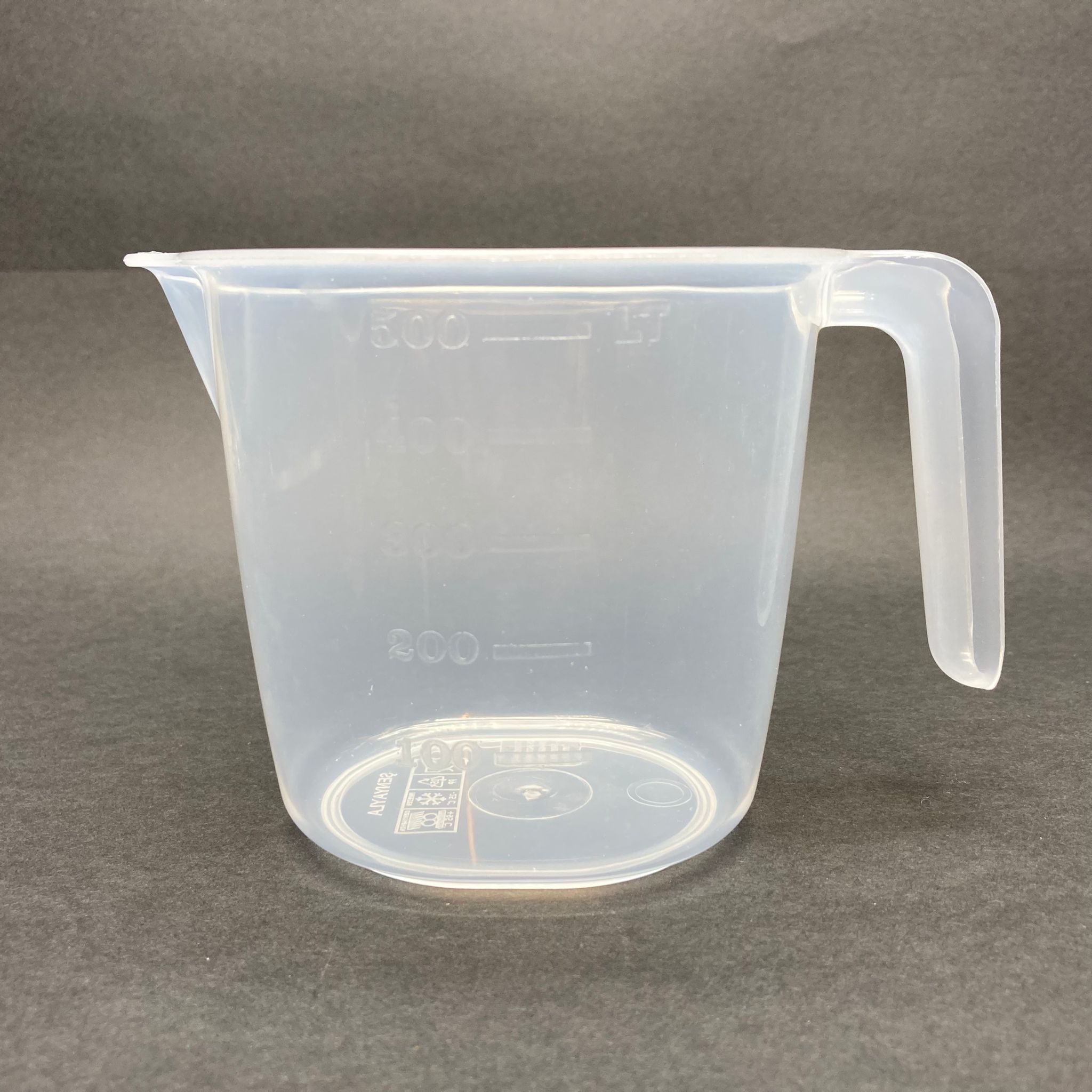 Plastik Ölçü Kabı - Ölçekli Kap 500 Cc - Dereceli Ölçek - Yarım Litre Lüx Ölçekli Kap