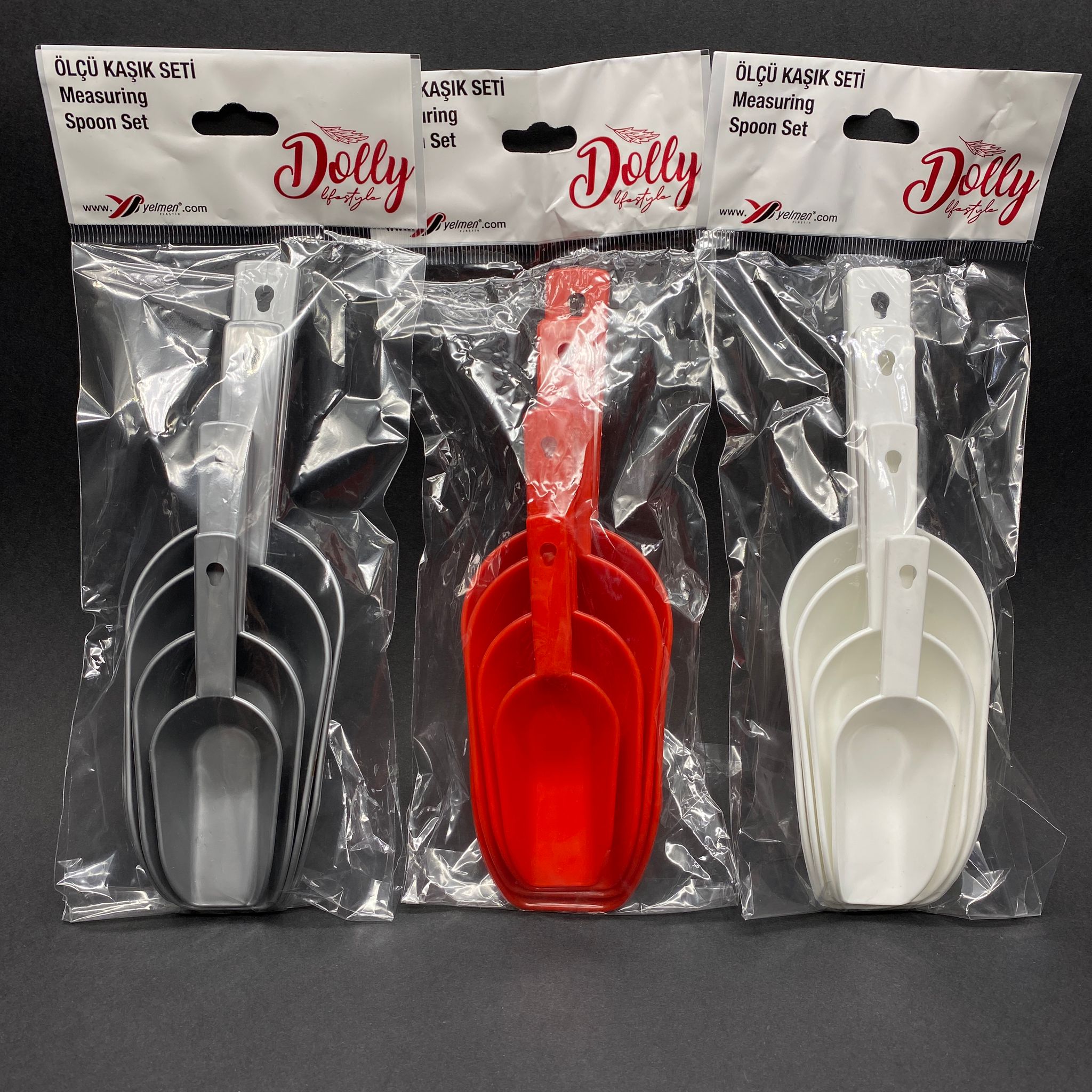 Plastik Renkli Kürek 4 Lü Paket Fiyatıdır - 4 Lü Ölçü Kaşığı (Stok Durumuna Göre Renk Değişebilir)
