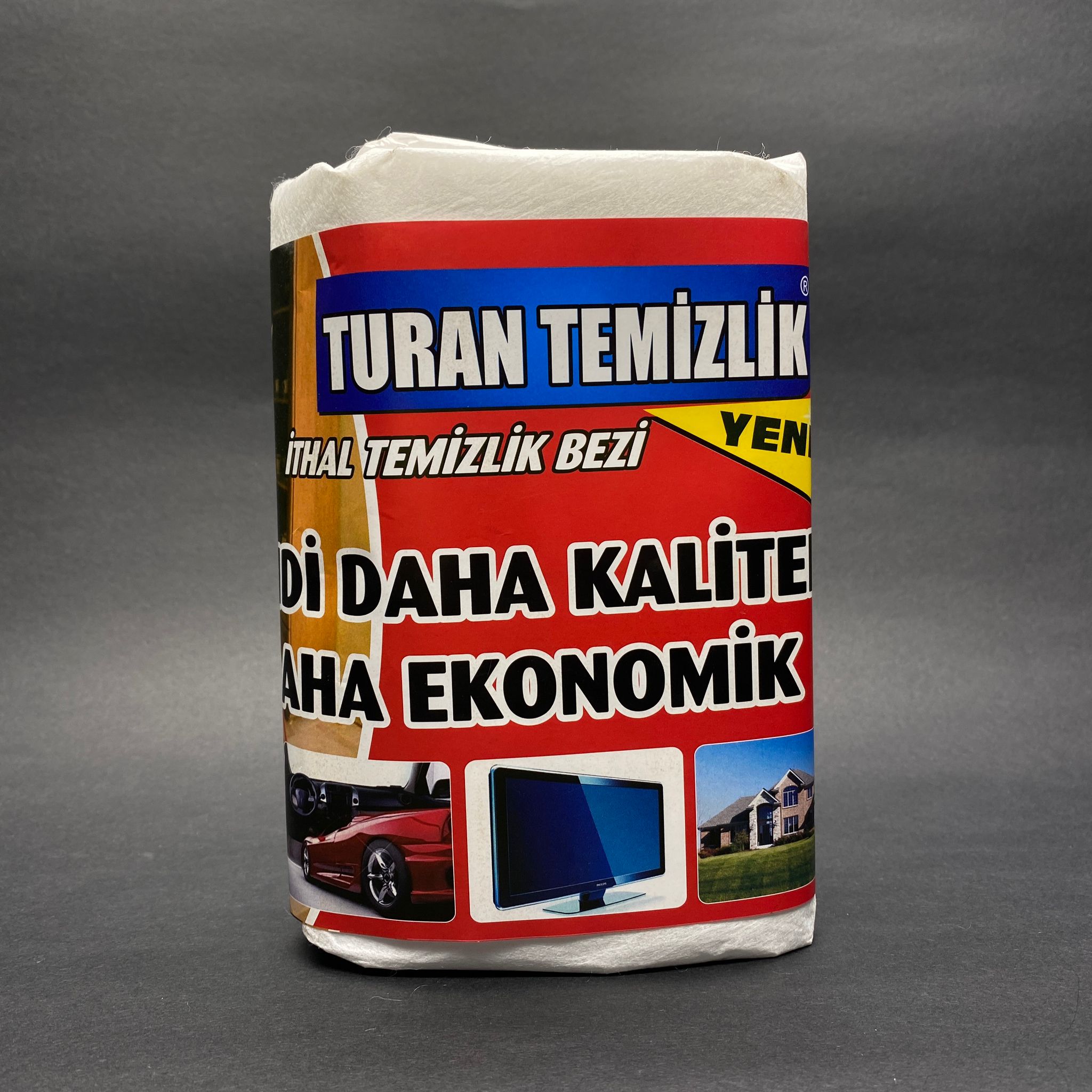 Temizlik Bezi - Viskoz  - Kesilerek Kulanılabilir - Cam, Metal, Ahşap,  Otomobil Sert Yüzeylere Uygun - 1 Rulo Fiyatıdır